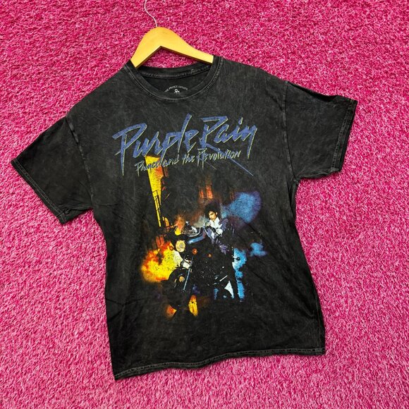 Purple Rain Album Art Prince the Revolution Funk Rock Tee M - Picture 3 of 4